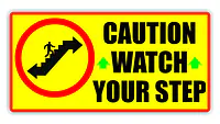 Watch Your Step Decal - Master