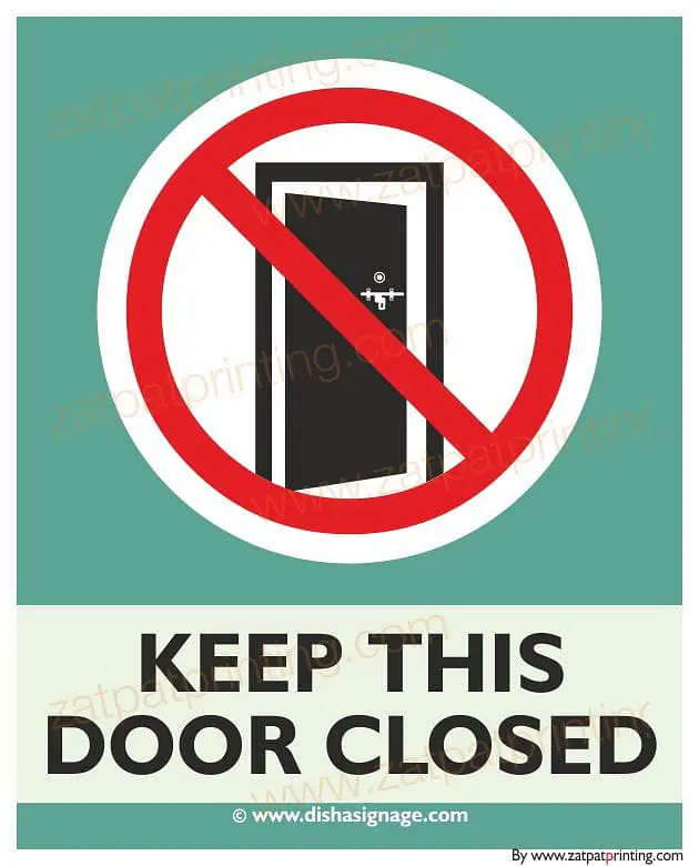 Keep This Door Closed - Master