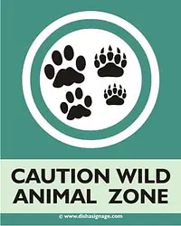 Caution Wild Animal Zone - Master