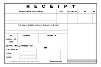 Reciept Book  Builder - Master