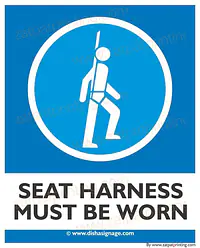 Seat Harness Must Be Worn - Master