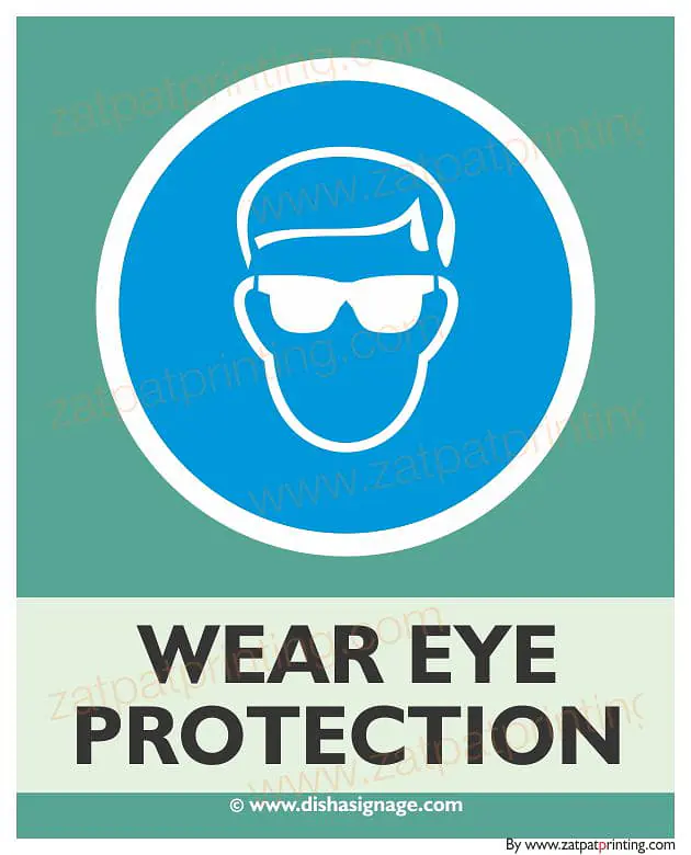 Wear Eye Protection - Master