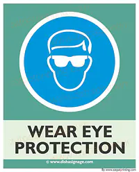 Wear Eye Protection - Master