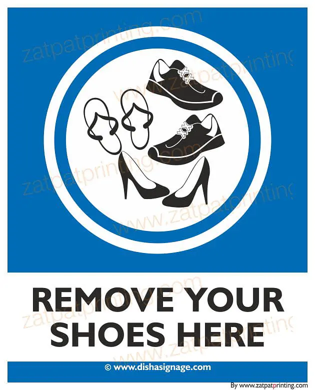 Remove shoes Here - Master
