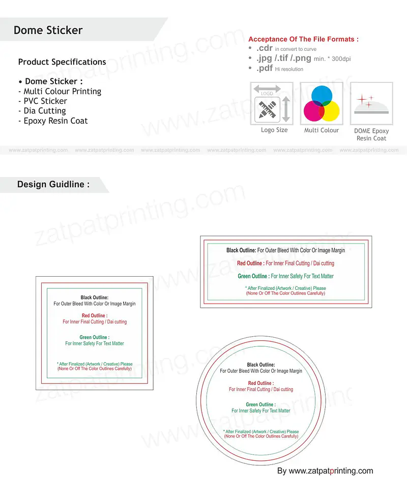 Dome Sticker - Master