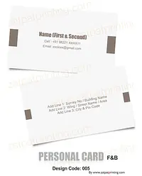 UV Spot Visiting Card - Master