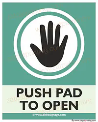 Push Pad To Open - Master