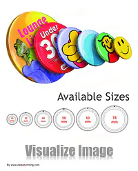 Button Badge 44 mm - Master