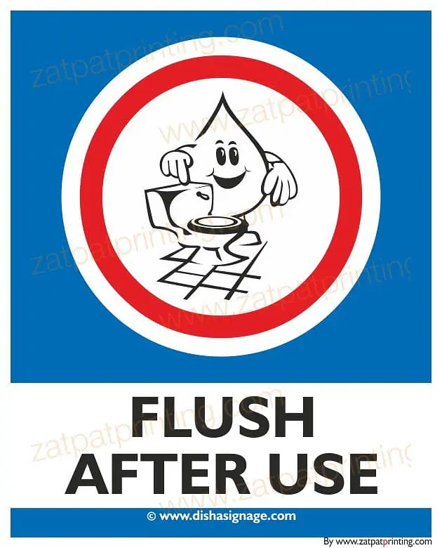 Flush After use - Master