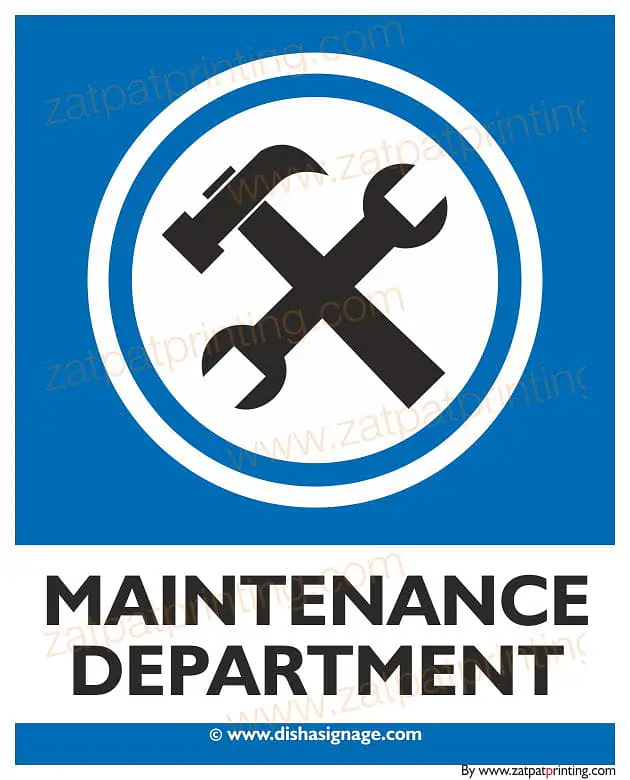 Maintenance Department - Master