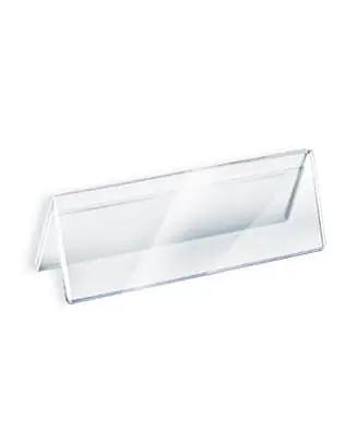 Name plate Both side Transparent - Master