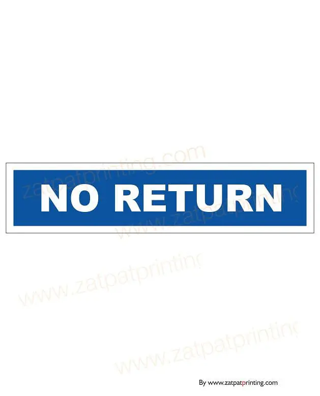 No Return - Master