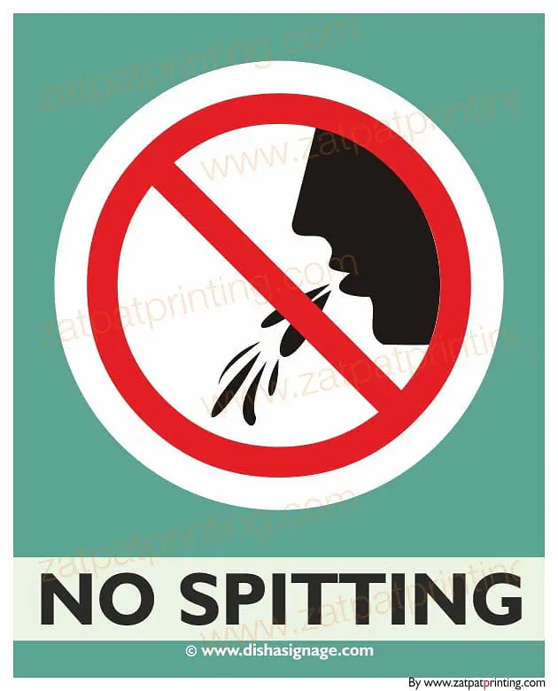 No Spitting - Master