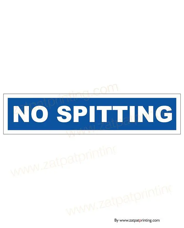 No Spitting - Master
