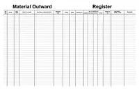 Outward Register - Master