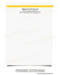 Personal Letterhead - Master