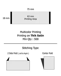Satin Garment Cloth Tag - Master