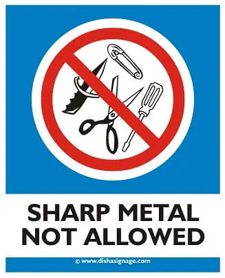 Sharp Metal Not Allowed - Master