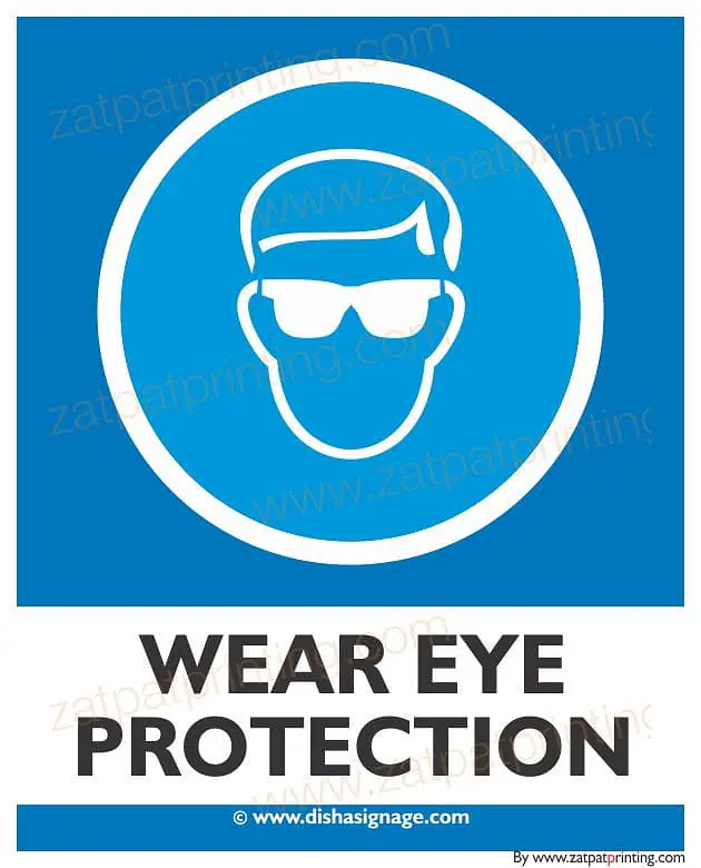 Wear Eye Protection - Master