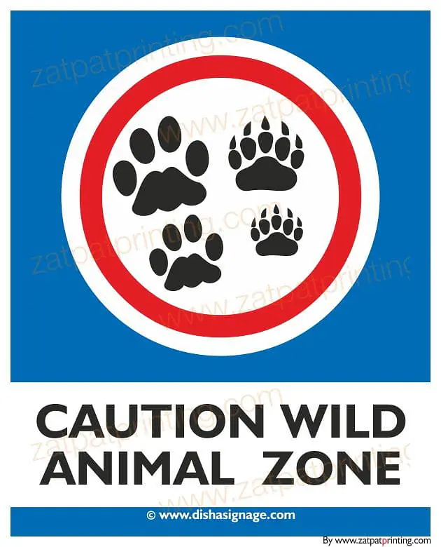 Caution Wild Animal Zone - Master