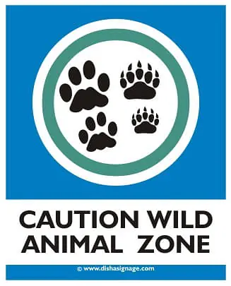 Caution Wild Animal Zone - Master