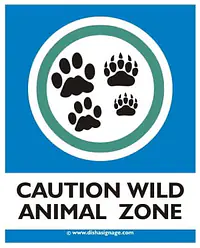 Caution Wild Animal Zone - Master