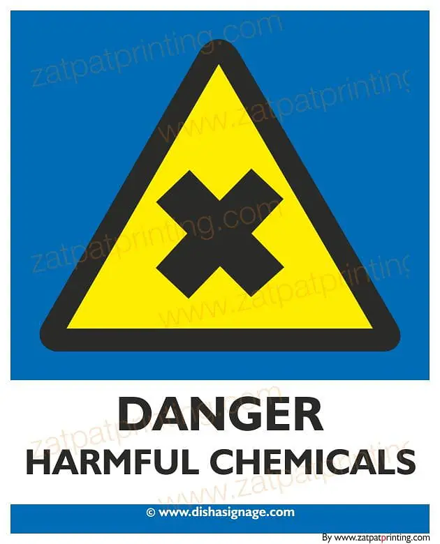 Danger Harmful Chemicals - Master