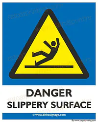 DANGER Slippery Surface - Master