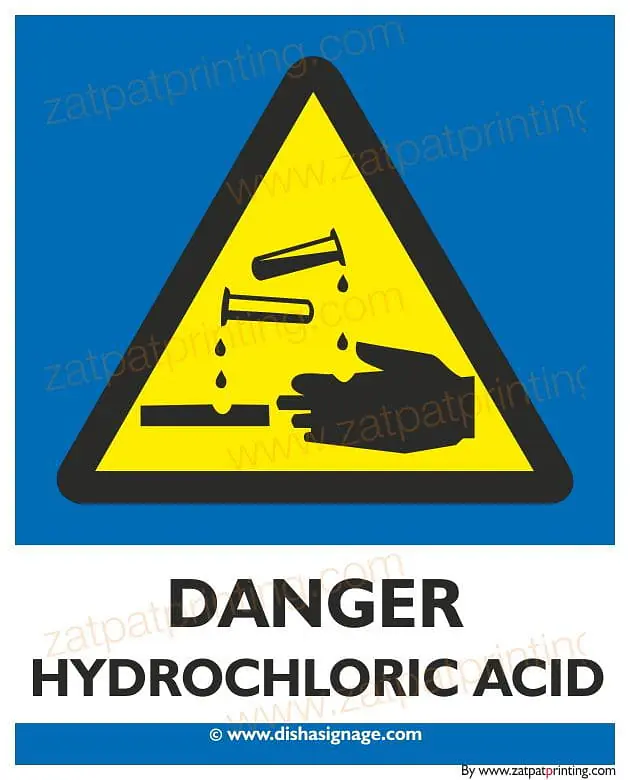Danger Hydrochloric Acid - Master