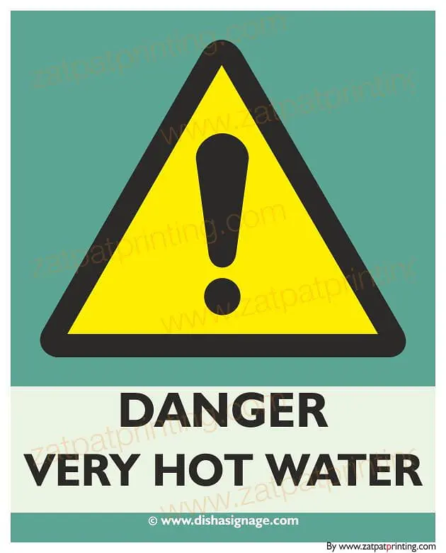 Danger Very Hot Water - Master