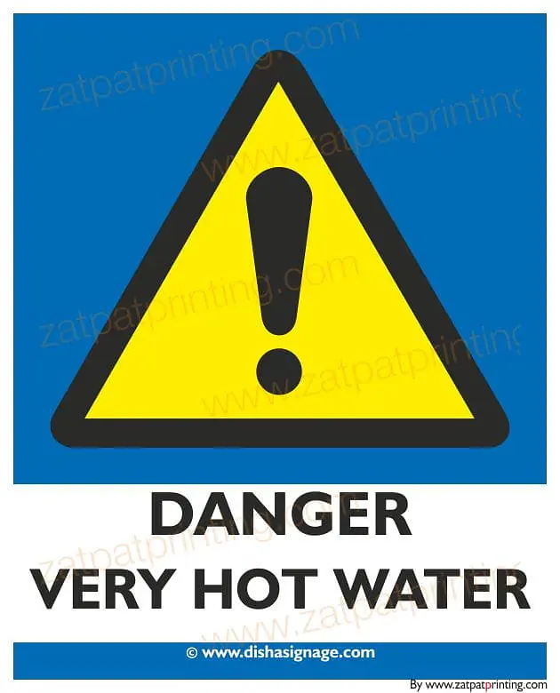 Danger Very Hot Water - Master