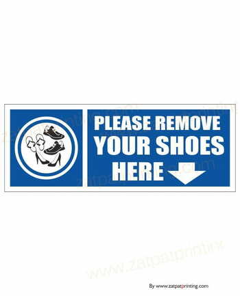 Remove Shoes Here