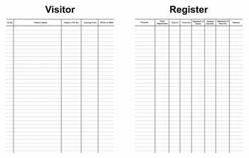 Visitor Register