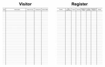 Visitor Register