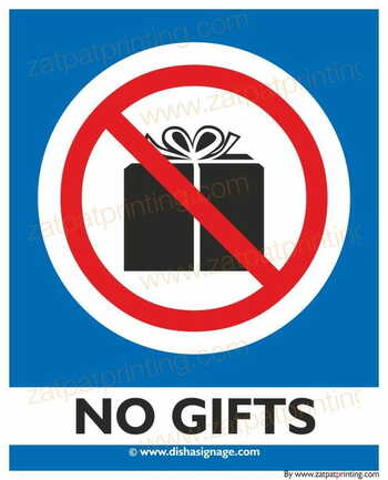 No Gifts