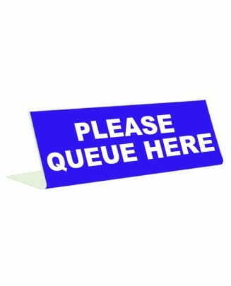 Please Queue Here