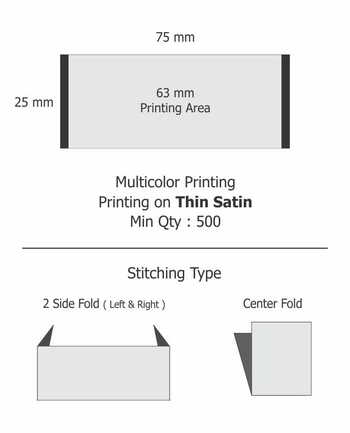 Satin Tag - Thik Satin