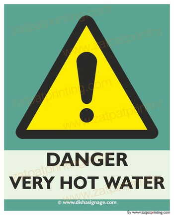 Danger Very Hot Water