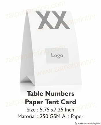 Tent card