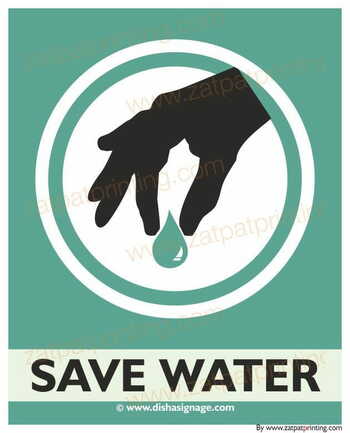 Save water